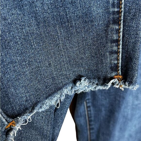 Monkey Ride Jeans original vintage raw hem ankle jeans size 11 - Picture 3 of 9